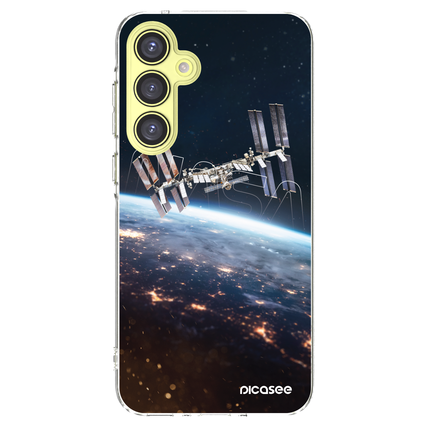Picasee silikonowe przeźroczyste etui na Samsung Galaxy A35 5G A356B - Station