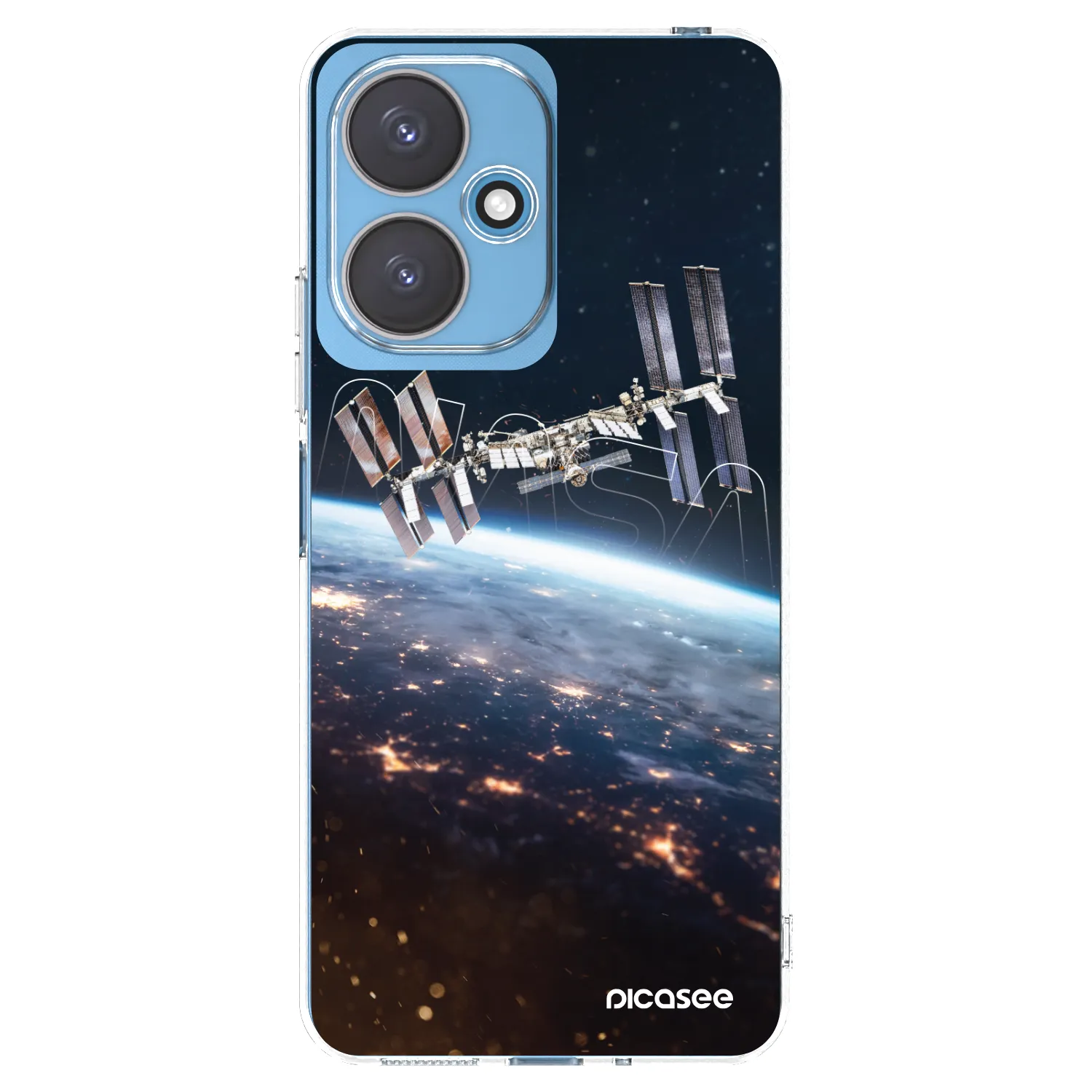 Picasee silikonowe przeźroczyste etui na Xiaomi Redmi 13C 5G - Station