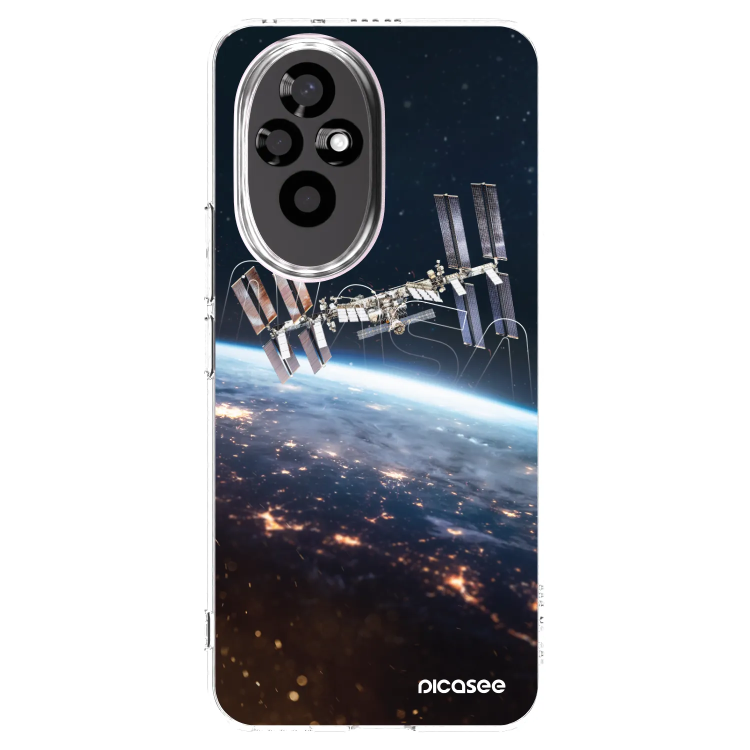 Picasee silikonowe przeźroczyste etui na Honor 200 Pro 5G - Station