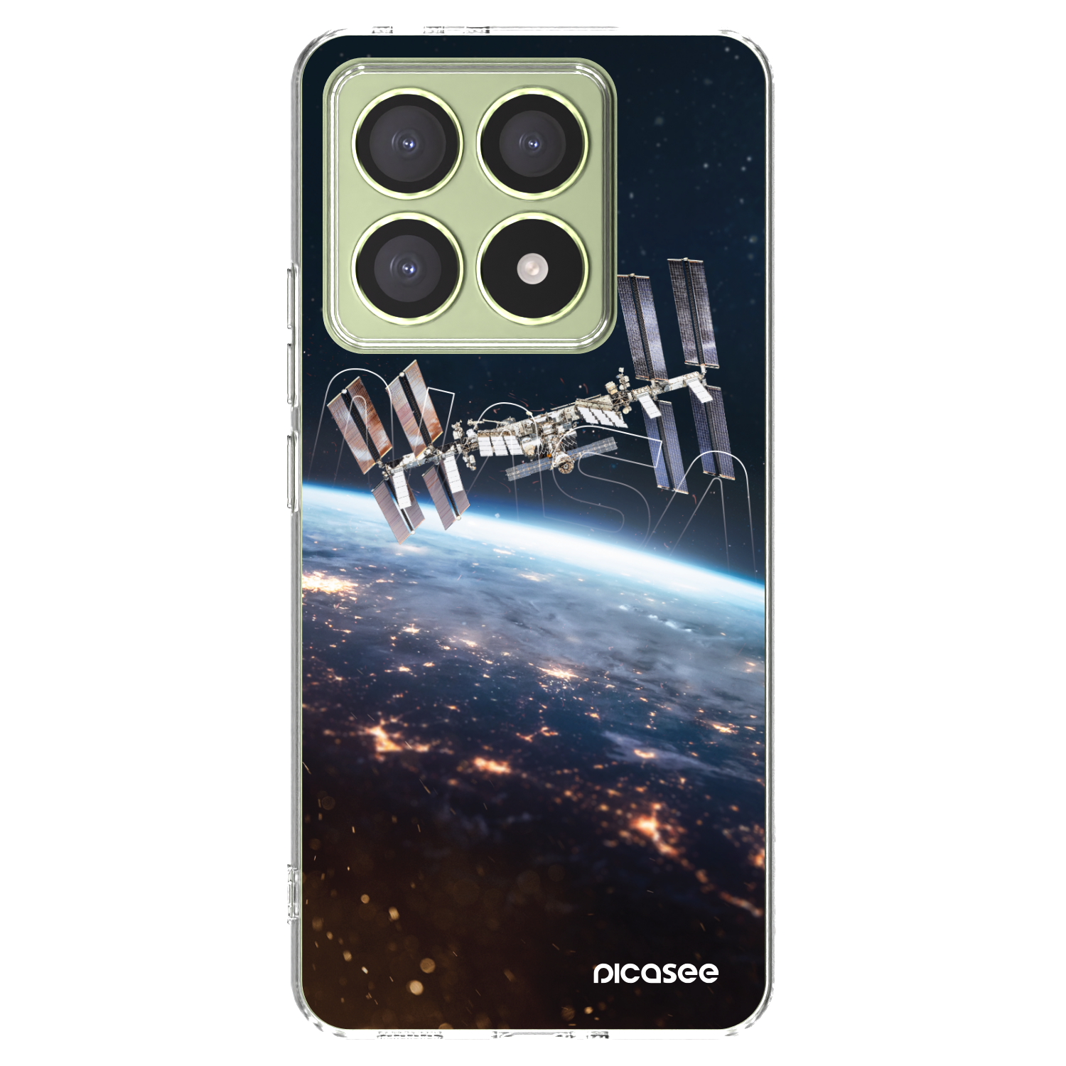 Picasee silikonowe przeźroczyste etui na Xiaomi 14T - Station