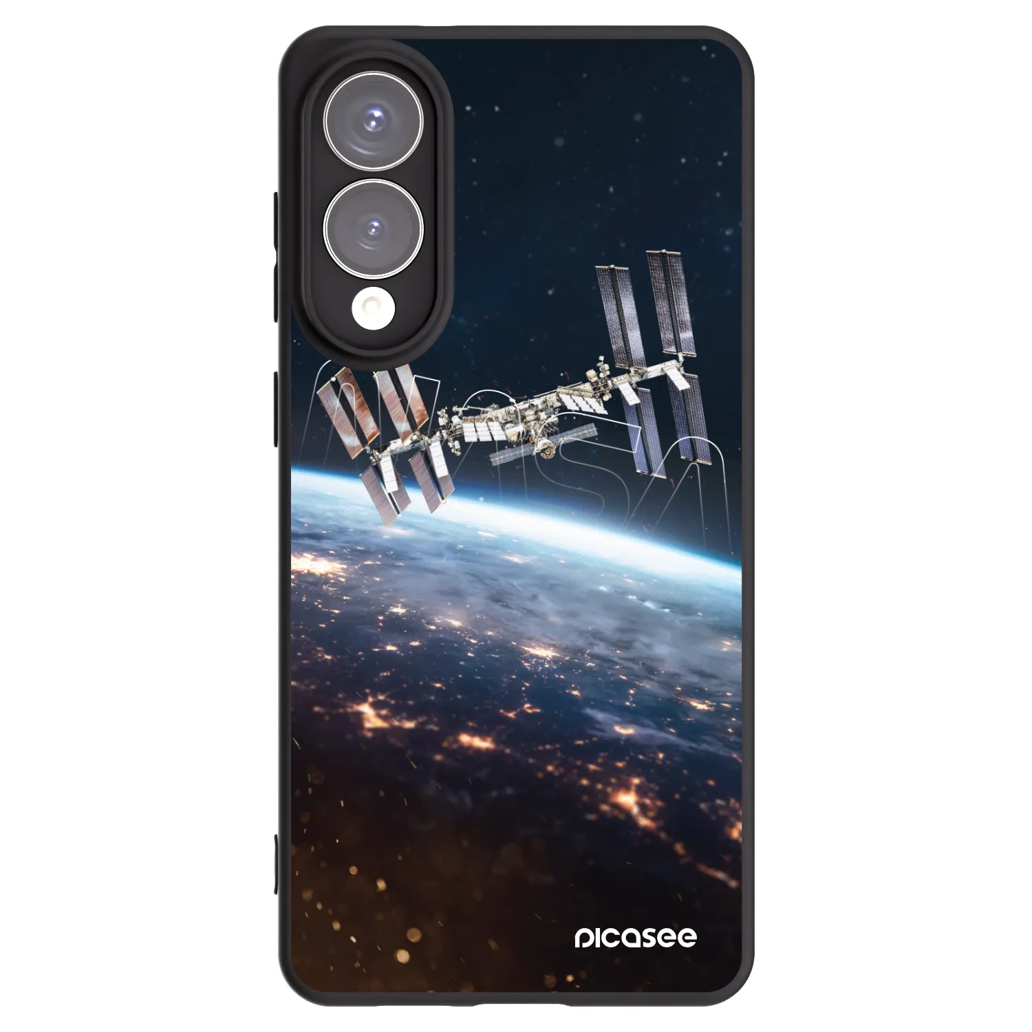 Picasee silikonowe czarne etui na Samsung Galaxy S25 Edge 5G - Station