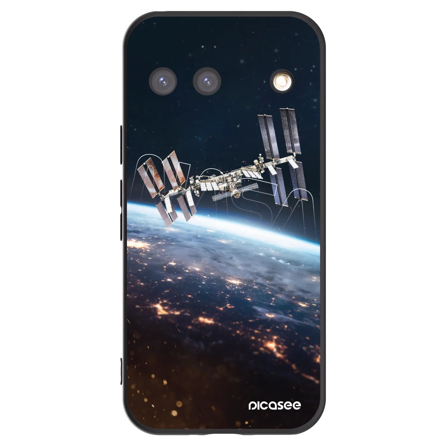 Picasee silikonowe czarne etui na Google Pixel 9 - Station