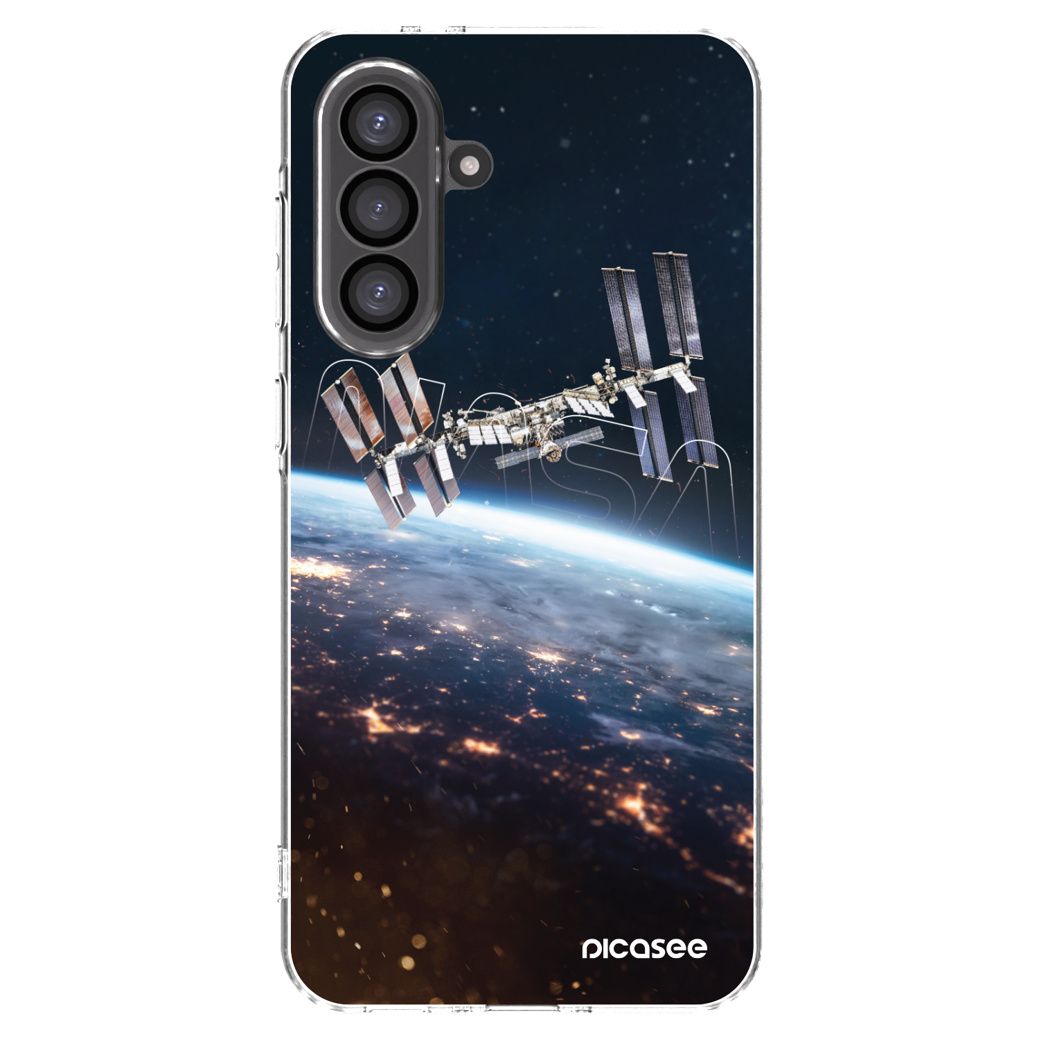 Picasee silikonowe przeźroczyste etui na Samsung Galaxy A36 5G - Station