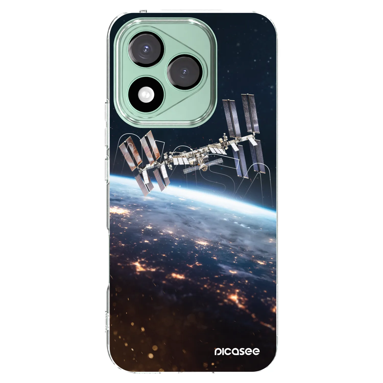 Picasee silikonowe przeźroczyste etui na Honor 400 Lite 5G - Station