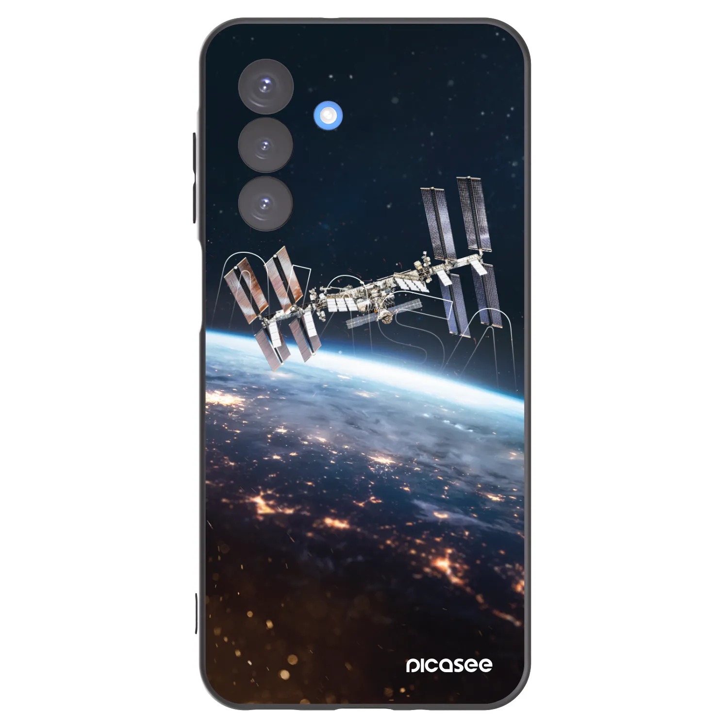 Picasee silikonowe czarne etui na Samsung Galaxy A17 5G - Station