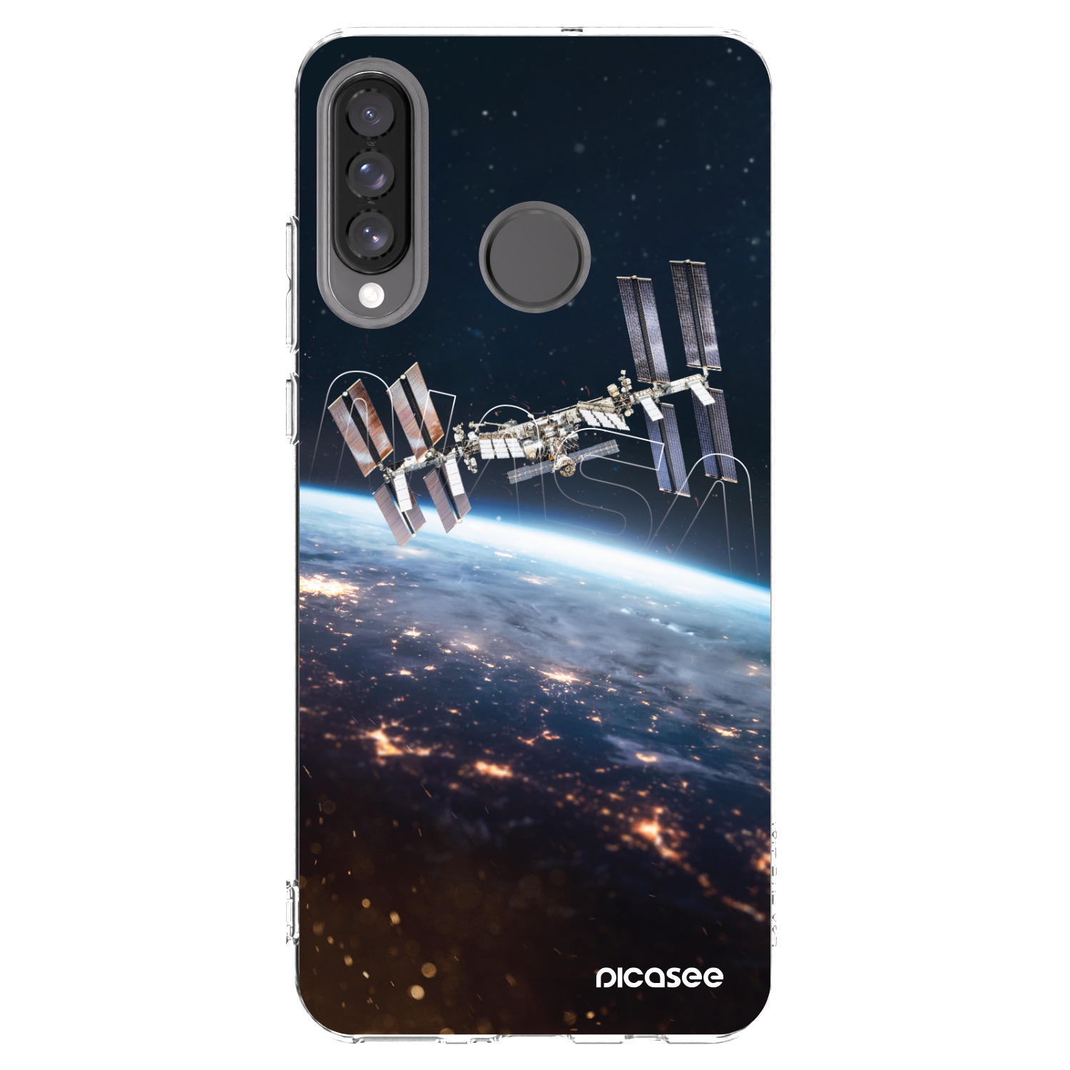 Picasee silikonowe przeźroczyste etui na Huawei P30 Lite - Station