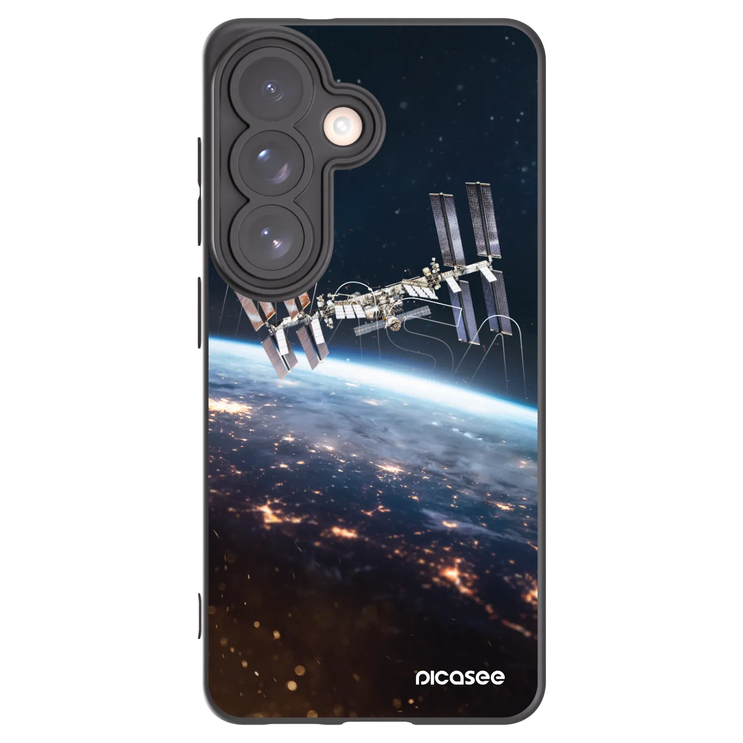 Picasee silikonowe czarne etui na Samsung Galaxy S26 - Station