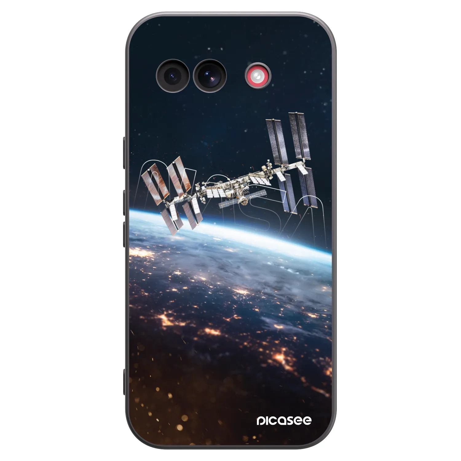 Picasee silikonowe czarne etui na Google Pixel 10a - Station