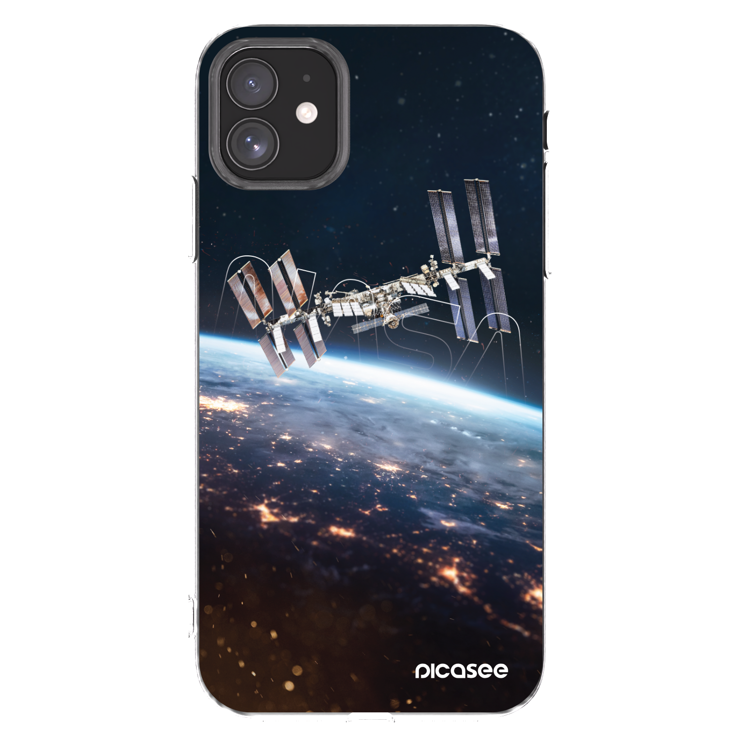 Picasee silikonowe przeźroczyste etui na Apple iPhone 11 - Station