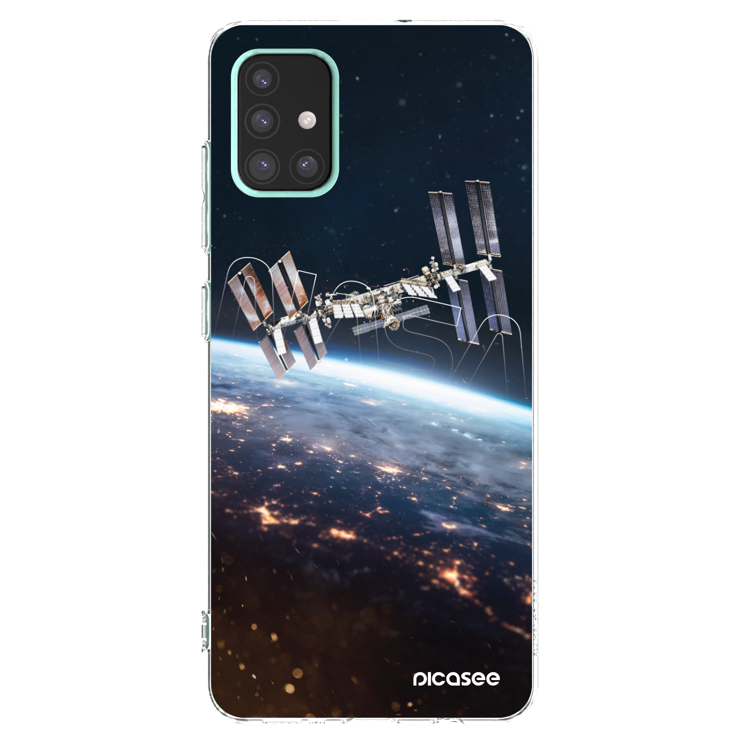 Picasee silikonowe przeźroczyste etui na Samsung Galaxy A51 A515F - Station