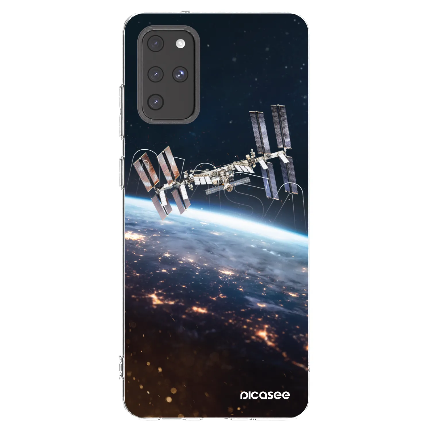 Picasee silikonowe przeźroczyste etui na Samsung Galaxy S20+ G985F - Station