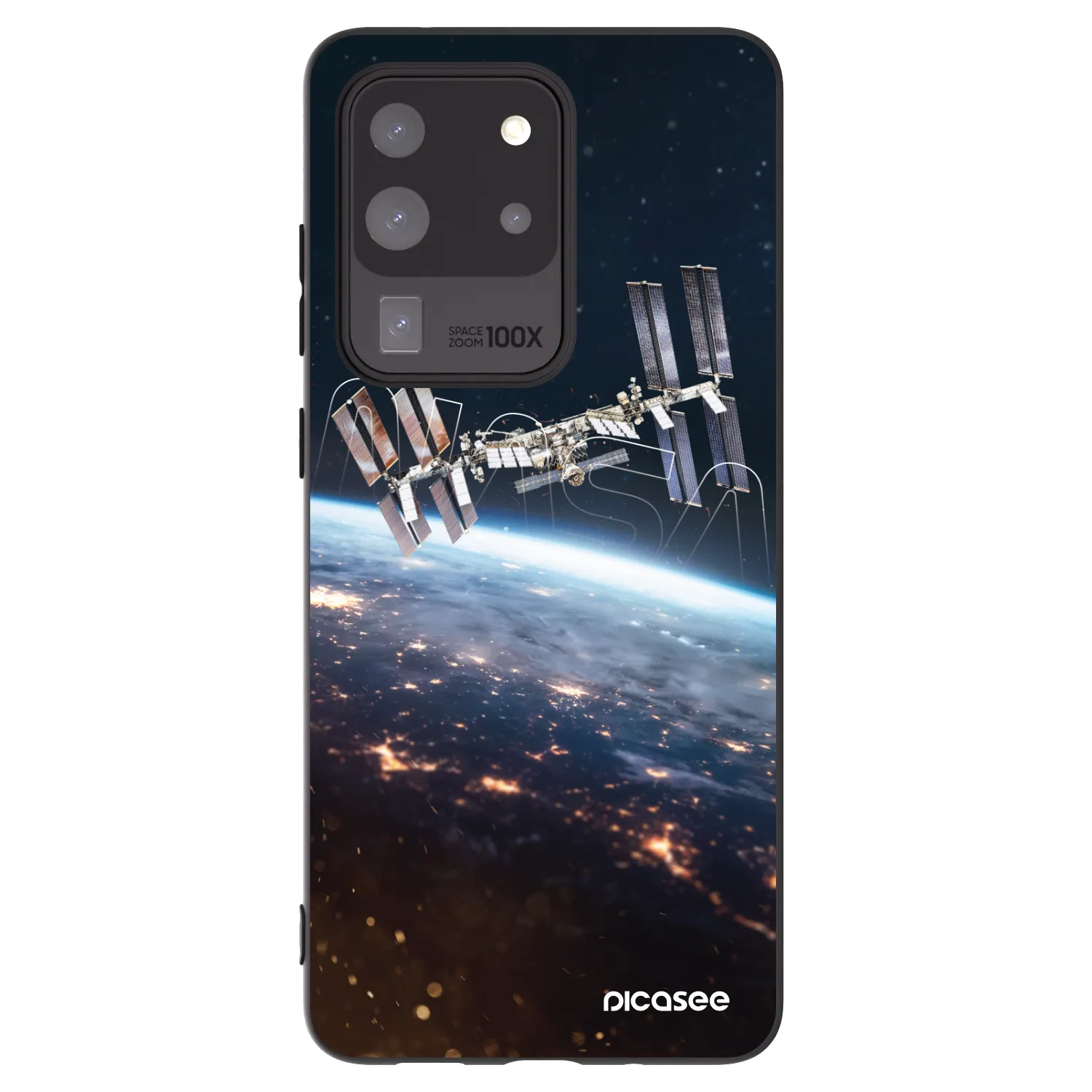 Picasee silikonowe czarne etui na Samsung Galaxy S20 Ultra 5G G988F - Station