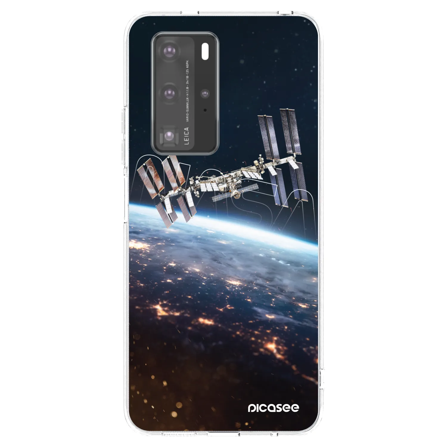 Picasee silikonowe przeźroczyste etui na Huawei P40 Pro - Station