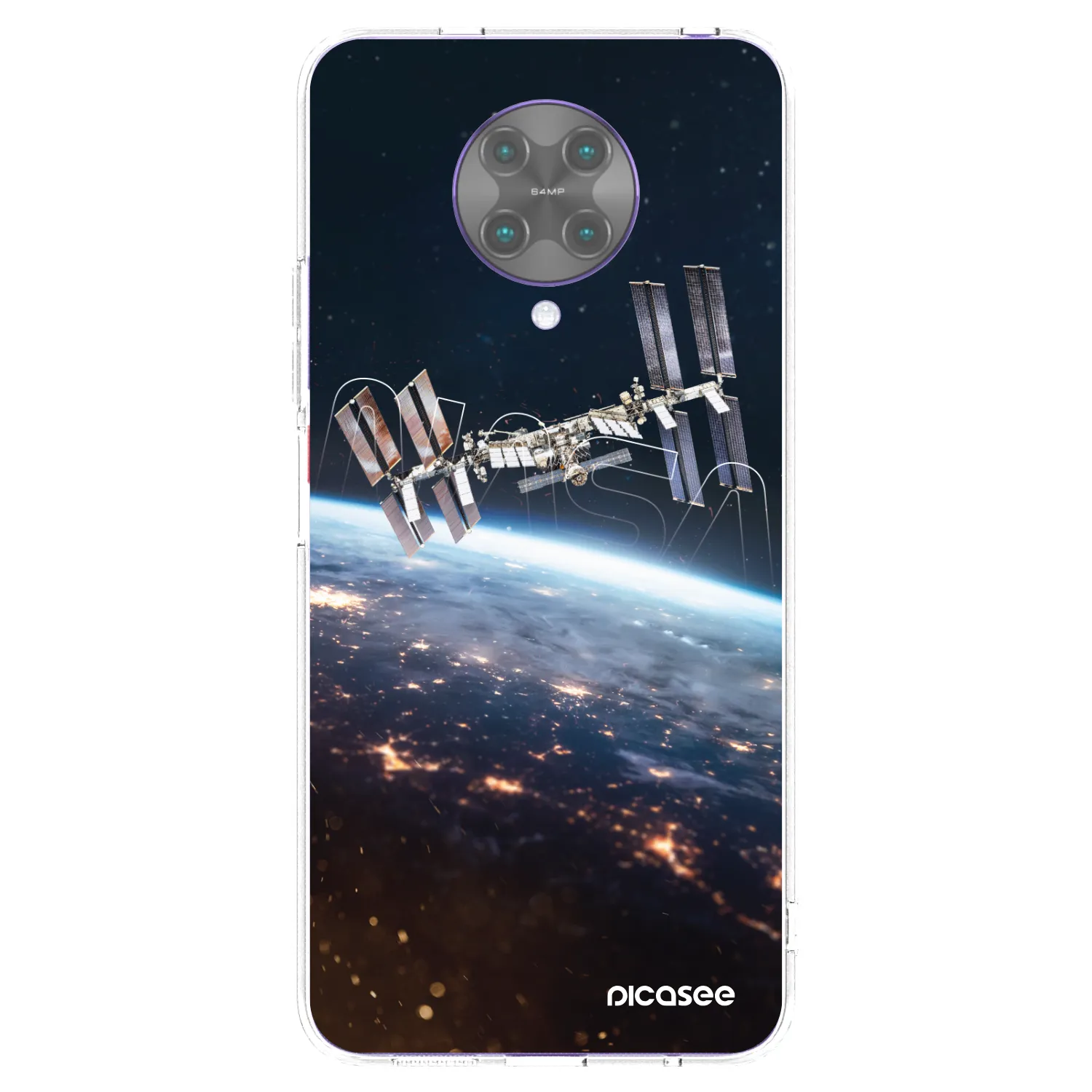 Picasee silikonowe przeźroczyste etui na Xiaomi Poco F2 Pro - Station