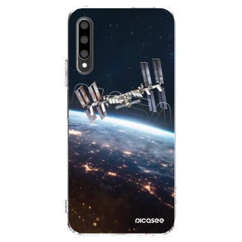 Picasee silikonowe przeźroczyste etui na Honor 9X Pro - Station