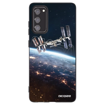 Picasee silikonowe czarne etui na Samsung Galaxy S20 FE - Station