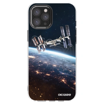 Picasee silikonowe przeźroczyste etui na Apple iPhone 12 Pro Max - Station