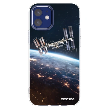 Picasee silikonowe przeźroczyste etui na Apple iPhone 12 mini - Station