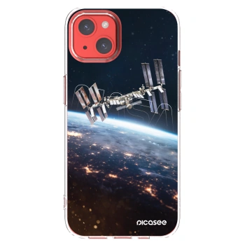 Picasee silikonowe przeźroczyste etui na Apple iPhone 13 - Station