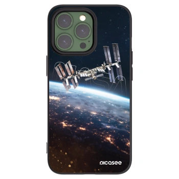 Picasee silikonowe czarne etui na Apple iPhone 13 Pro - Station