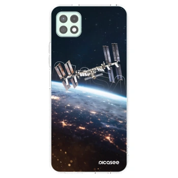 Picasee silikonowe przeźroczyste etui na Samsung Galaxy A22 A226B 5G - Station