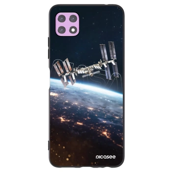 Picasee silikonowe czarne etui na Samsung Galaxy A22 A226B 5G - Station