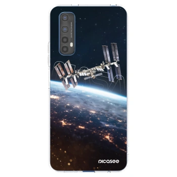 Picasee silikonowe przeźroczyste etui na Realme 7 - Station