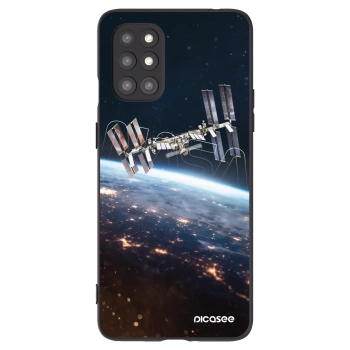 Picasee silikonowe czarne etui na OnePlus 8T - Station