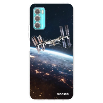 Picasee silikonowe przeźroczyste etui na Motorola Moto G60 - Station