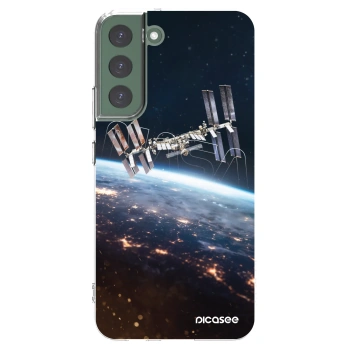 Picasee silikonowe przeźroczyste etui na Samsung Galaxy S22+ 5G - Station