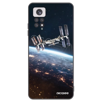 Picasee silikonowe czarne etui na Xiaomi Redmi Note 11 - Station