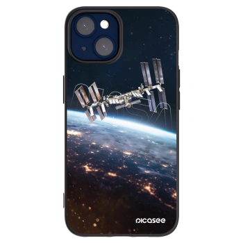 Picasee silikonowe czarne etui na Apple iPhone 14 - Station