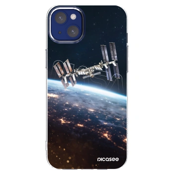 Picasee silikonowe przeźroczyste etui na Apple iPhone 14 Plus - Station