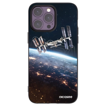 Picasee silikonowe czarne etui na Apple iPhone 14 Pro Max - Station