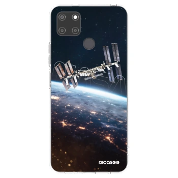 Picasee silikonowe przeźroczyste etui na Realme C21Y - Station