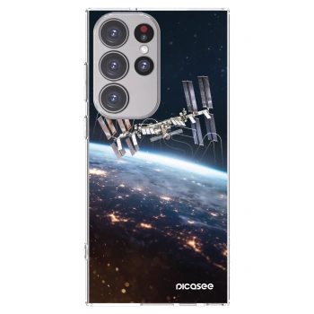 Picasee silikonowe przeźroczyste etui na Samsung Galaxy S23 Ultra 5G - Station