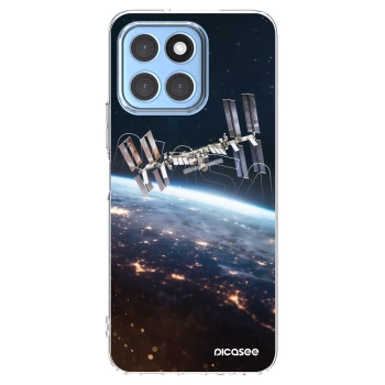 Picasee silikonowe przeźroczyste etui na Honor X8 5G - Station