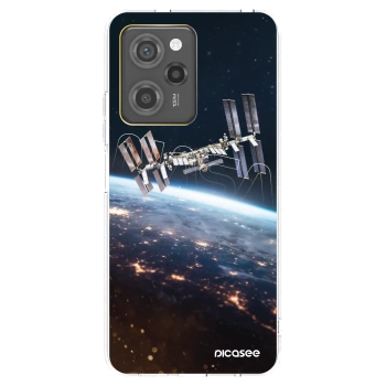 Picasee silikonowe przeźroczyste etui na Xiaomi Poco X5 Pro - Station