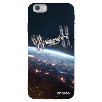 Picasee silikonowe przeźroczyste etui na Apple iPhone 6/6S - Station