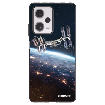 Picasee silikonowe czarne etui na Xiaomi Redmi Note 12 Pro+ 5G - Station