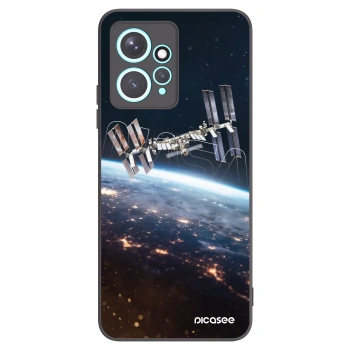 Picasee silikonowe czarne etui na Xiaomi Redmi Note 12 4G - Station