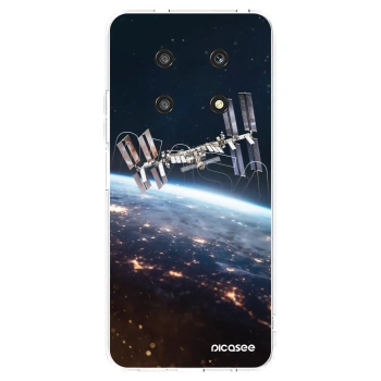 Picasee silikonowe przeźroczyste etui na Honor Magic4 Lite 5G - Station