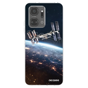 Picasee silikonowe przeźroczyste etui na Honor X7a - Station