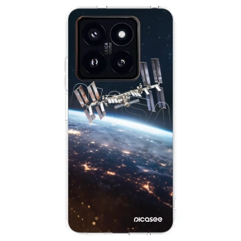 Picasee silikonowe przeźroczyste etui na Xiaomi 14 Pro - Station