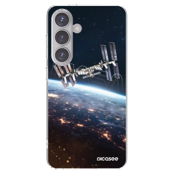 Picasee silikonowe przeźroczyste etui na Samsung Galaxy S24 S921B 5G - Station