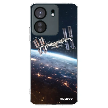Picasee silikonowe przeźroczyste etui na Xiaomi Redmi 13C 4G - Station