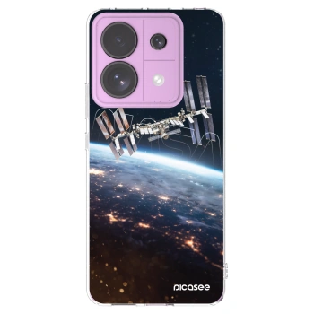 Picasee silikonowe przeźroczyste etui na Xiaomi Redmi Note 13 Pro 5G - Station