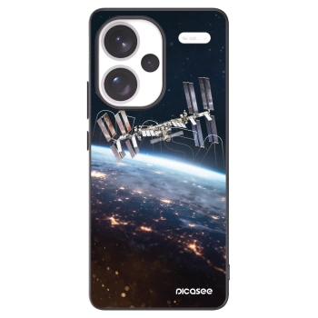 Picasee silikonowe czarne etui na Xiaomi Redmi Note 13 Pro+ 5G - Station