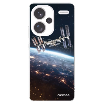 Picasee silikonowe przeźroczyste etui na Xiaomi Redmi Note 13 Pro+ 5G - Station