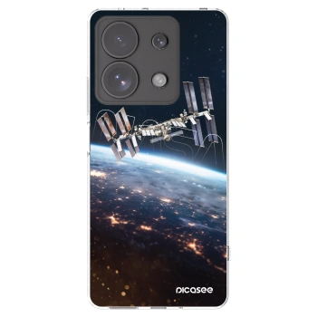 Picasee silikonowe przeźroczyste etui na Xiaomi Redmi Note 13 Pro 4G - Station